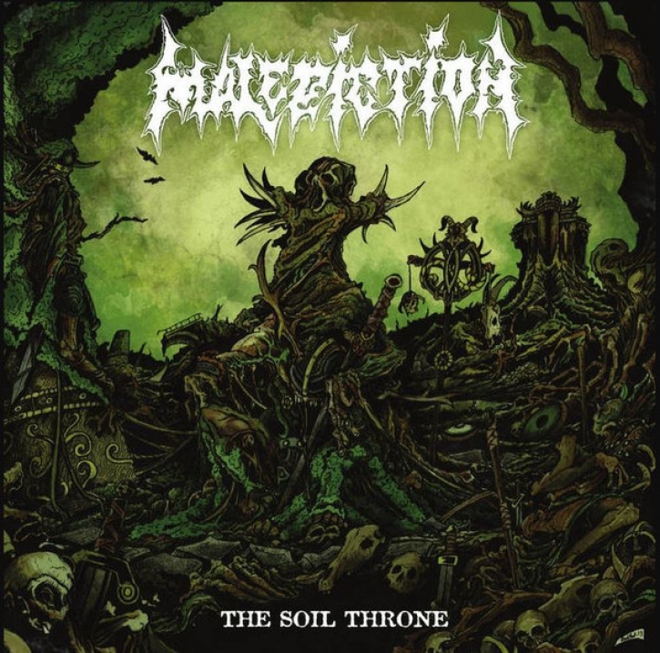 MALEDICTION - 12'' LP - The Soil Throne (Black Vinyl)