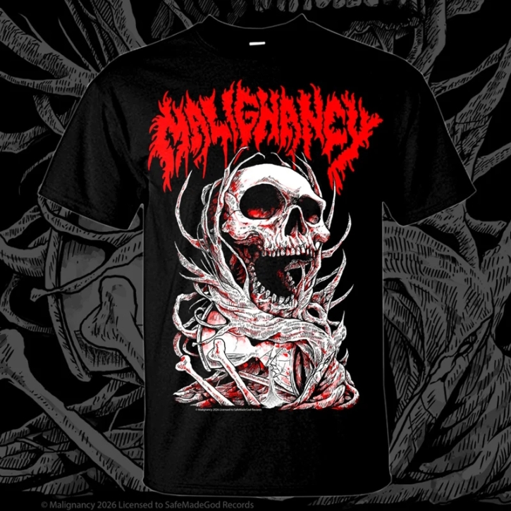 MALIGNANCY - Skull Time - T-Shirt size L