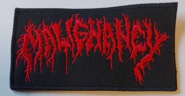 MALIGNANCY - embroidered red Logo Patch (by SMG)