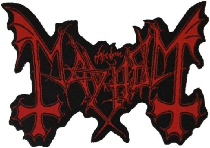 MAYHEM - Cut-Out woven Logo