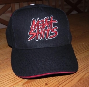 MEAT SHITS - Black/Red Baseball Cap