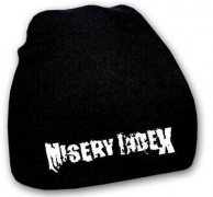 MISERY INDEX - embroidered logo - cuffed Beanie