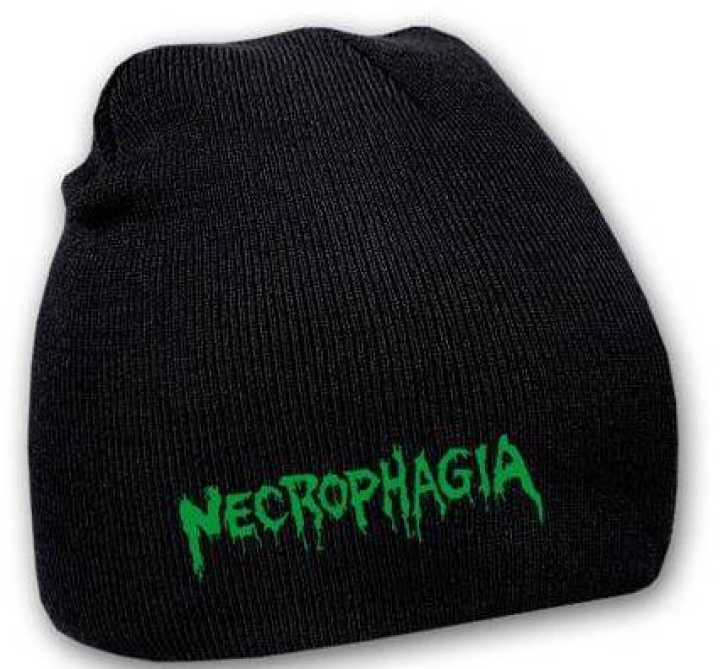 NECROPHAGIA - Embroidered Logo - Beanie (by SMG)