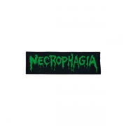NECROPHAGIA - embroidered Logo PATCH