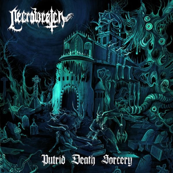 NECROWRETCH - Gatefold 12'' LP - Putrid Death Sorcerys (Blue Vinyl)