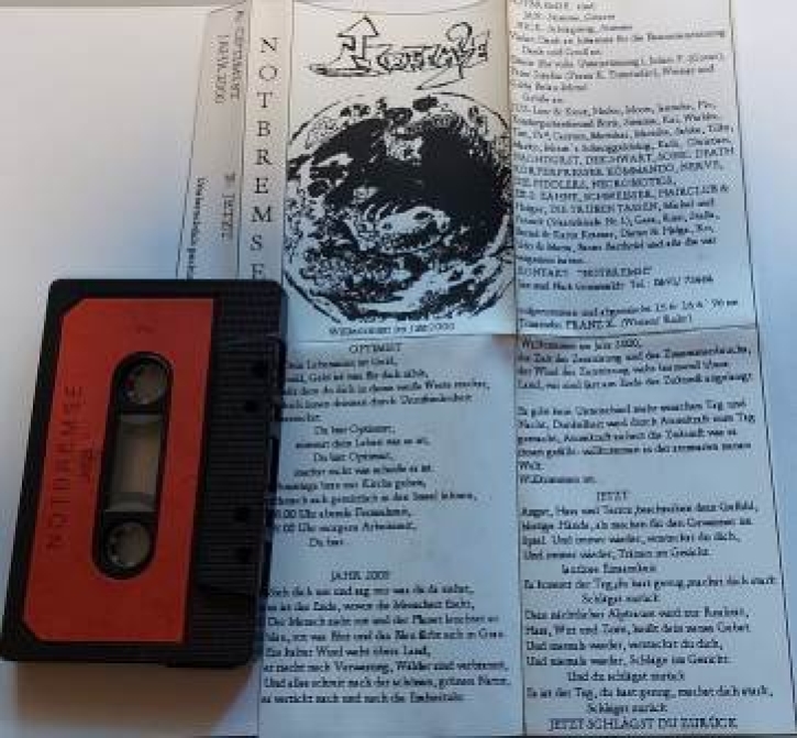 NOTBREMSE - Tape MC - Willkommen im Jahr 2000 (2nd Hand)