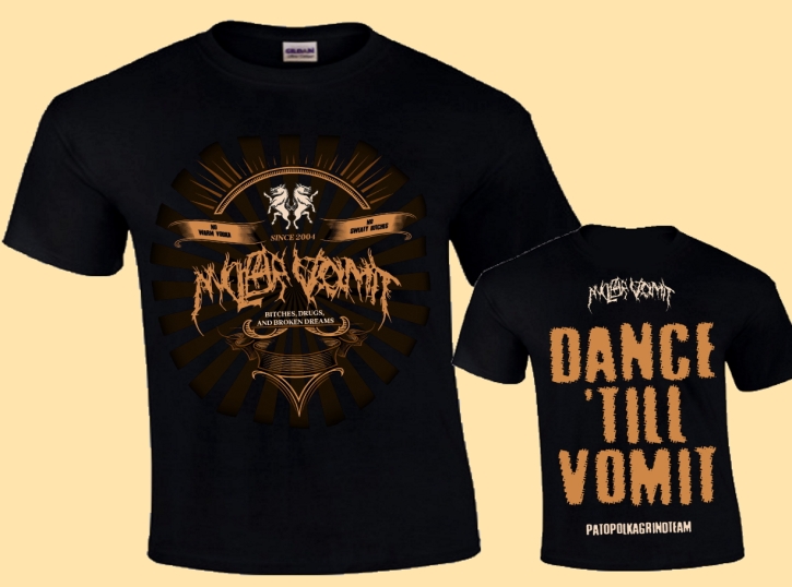 NUCLEAR VOMIT - Coverart - Dance 'till Vomit - T-Shirt