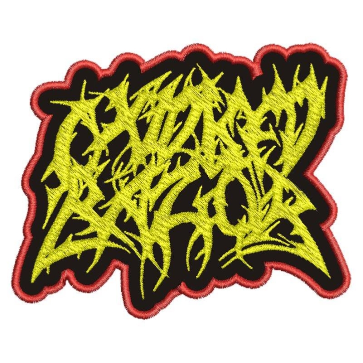 OXIDISED RAZOR - Cut Out embroidered Patch (by SMG)