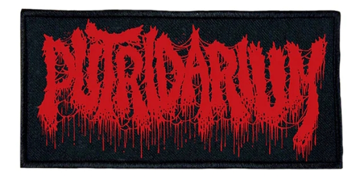 PUTRIDARIUM - embroidered RED Logo Patch  (by SMG)