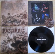 RAZOR RAPE - 12" LP + Audio CD- Orgy in Guts - (SCHWARZES VINYL)