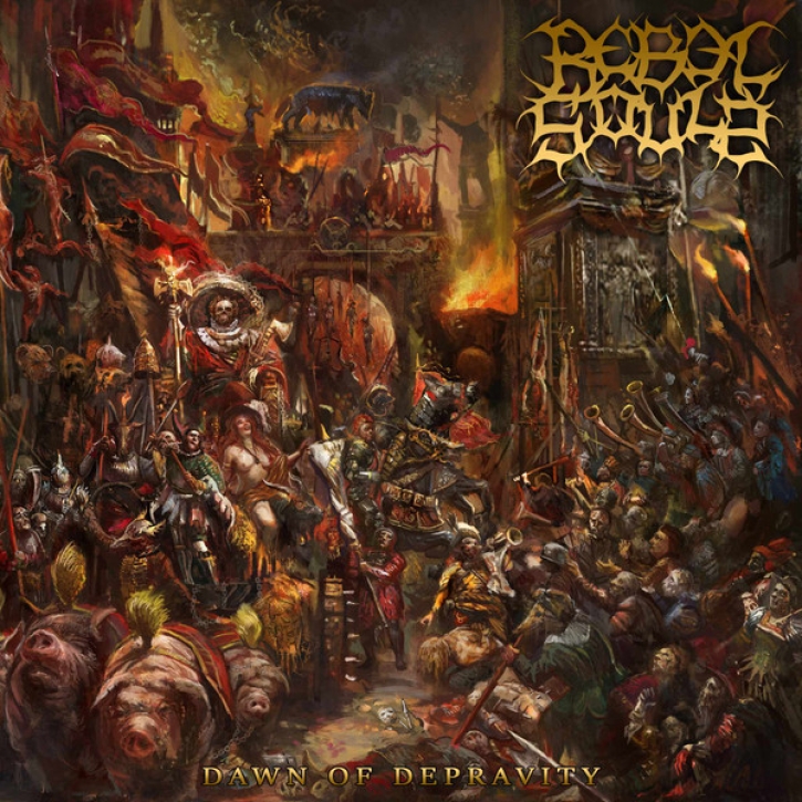 REBEL SOULS - 12'' LP - Dawn Of Depravity (Gold Vinyl)