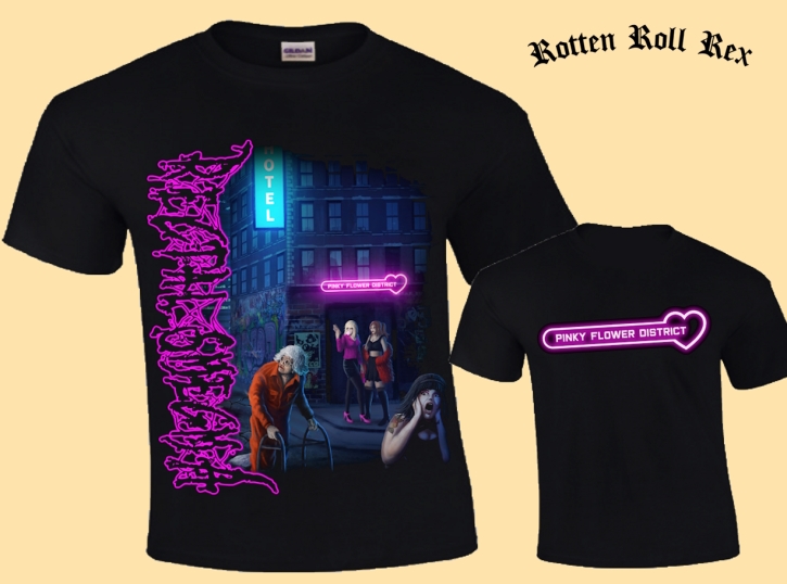 RECTAL SMEGMA - Pinky Flower District - T-Shirt