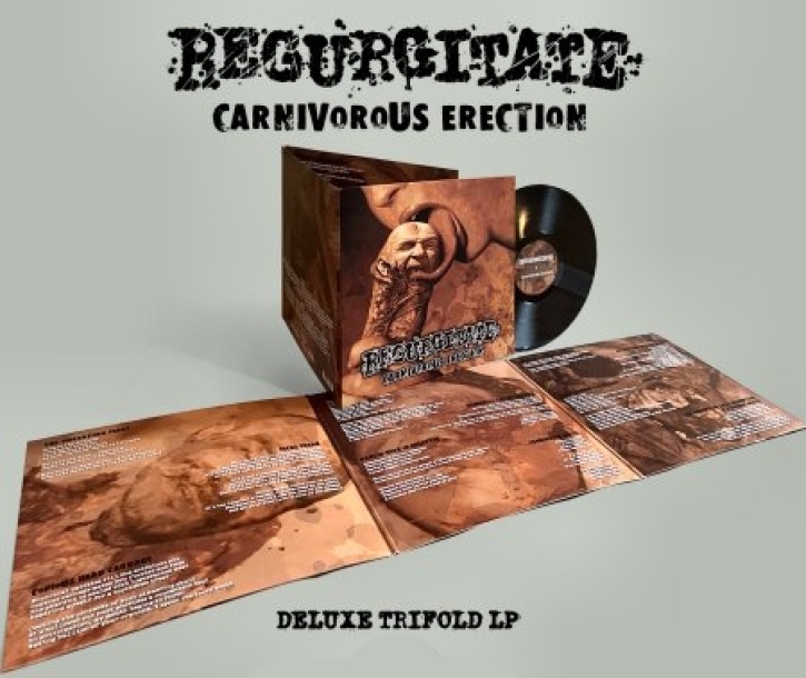 REGURGITATE - Trifold 12'' LP - Carnivorous Erection (Black Vinyl)