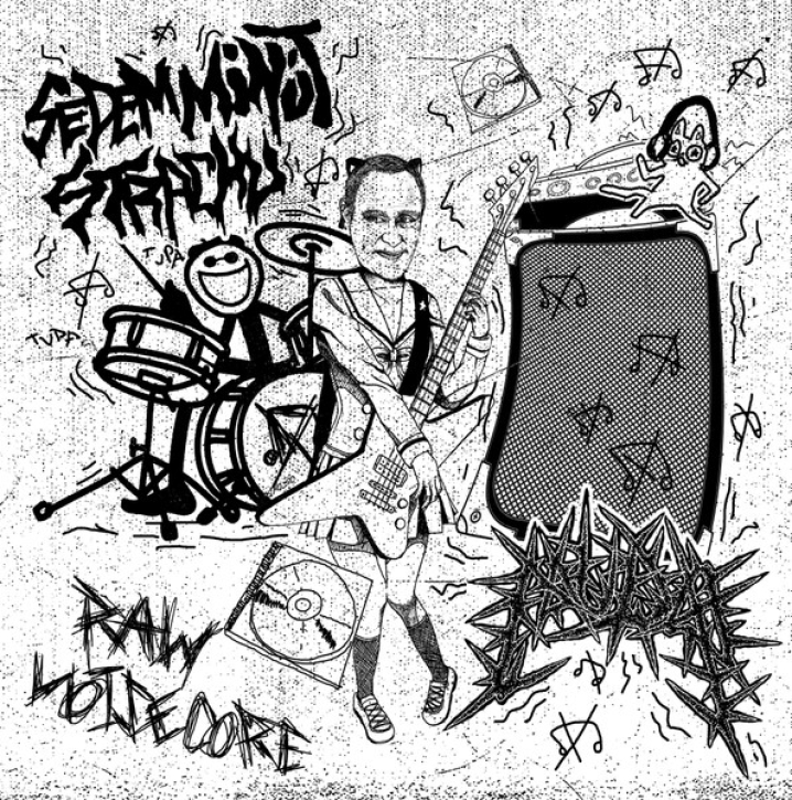 SEDEM MINÚT STRACHU / MUDO - split 7'' EP (Various Vinyl Colors)