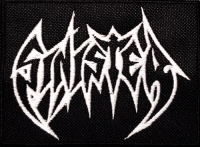 SINISTER - white Logo - embroidered patch