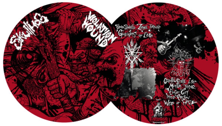 SKULLHOG / VIOLATION WOUND - split Picture 12'' LP -