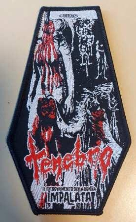 TENEBRO - black border - woven Patch