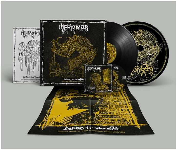 TERRORIZER - Gatefold 12" 2LP + CD - Before the Downfall (Yellow Edition - black vinyl)