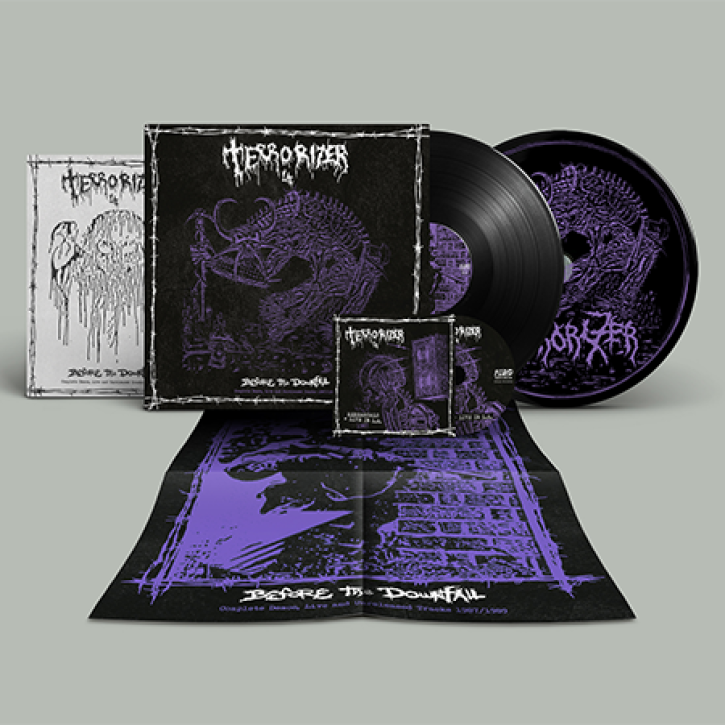 TERRORIZER - Gatefold 12" 2LP + CD - Before the Downfall (Purple Edition - black vinyl)