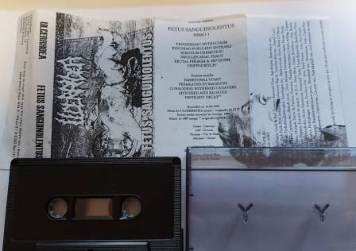 ULCERRHOAEA - Tape MC - Fetus Sanguinolentus (2nd Hand)