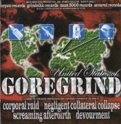 VA: UNITED STATES OF GOREGRIND - CD - w.  Devourment / Negligent Collateral Collapse / Corporal Raid / Screaming Afterbirth