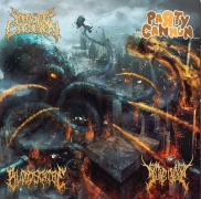 V/A: Cannons Of Gore Soaked, Blood Drenched, Parasitic Sickness - CD - PARTY CANNON / PARASITIC EJACULATION / GOREVENT / BLOODSCRIPE