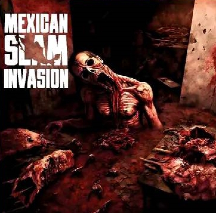 V/A: MEXICAN SLAM INVASION - CD - w. VIRULENT VASECTOMY, CADAVEROUS INFEST, REMNANTS OF TORTURE, VAGINAL ANOMALIS, LAS MERAS VRGAS, THE CHAINSAW GANG, CORROSIVE VOMIT, MEXXACRE...