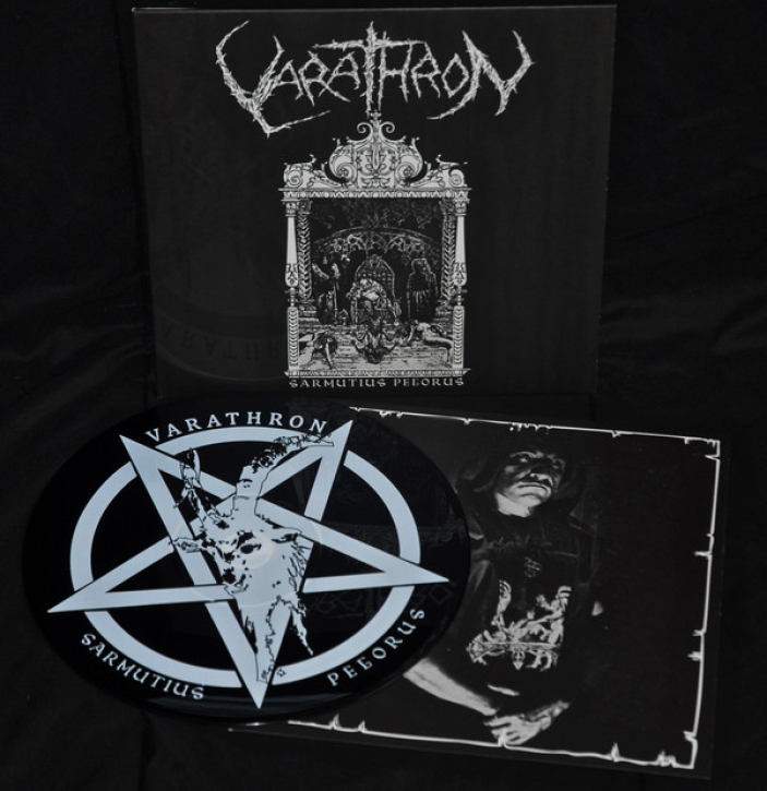 VARATHRON - 12'' EP - Sarmutius Pegorus (Black Vinyl + Silkprint on B side)