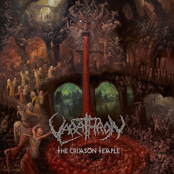 VARATHRON - Gatefold 12'' LP - The Crimson Temple (Brown Vinyl)