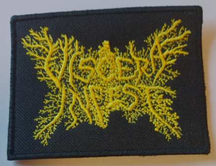 VISCERA INFEST - embroidered yellow Logo Patch (by SMG)