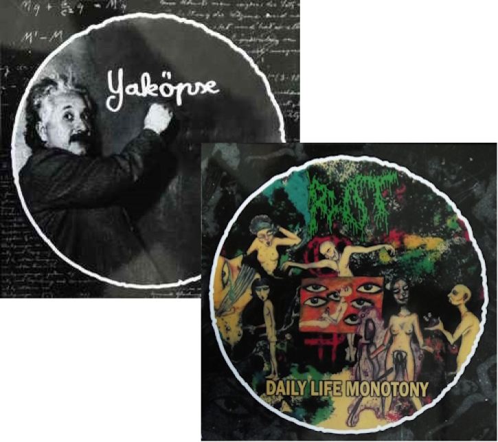 YACOEPSAE / ROT - 12'' split LP - Yaköpse / Daily Life Monotony (various coloed vinyls) (Yacøpsæ)