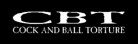 CBT / COCK AND BALL TORTURE - Logo - Gedruckter Aufnäher