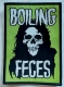 BOILING FECES - green woven Patch