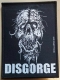 DISGORGE (Mex) - Zombie Skull - woven Patch