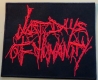 LAST DAYS OF HUMANITY - Logo - gestickter Patch