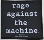RAGE AGAINST THE MACHINE - Logo - Gewebter Aufnäher
